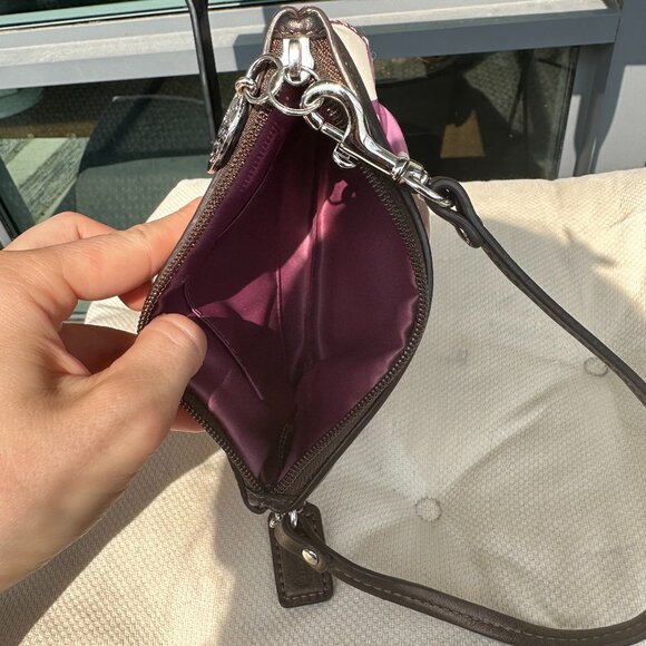 Coach Y2K Signature Satin Scarf Wristlet - Picture 3 of 3